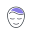 Person smiling icon