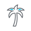 Palm tree icon