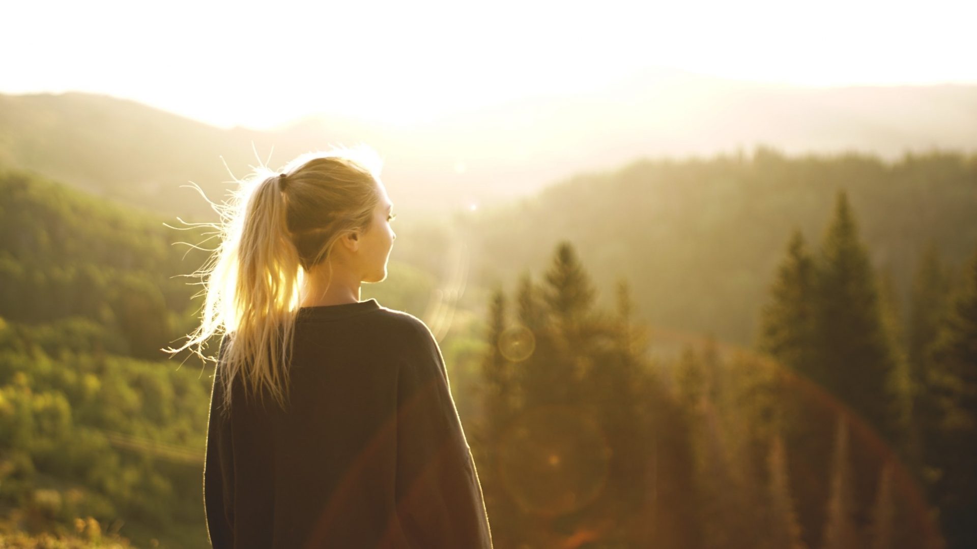 Woman in nature