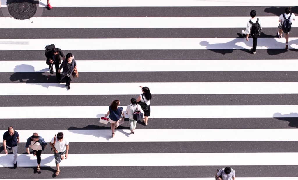 people walking