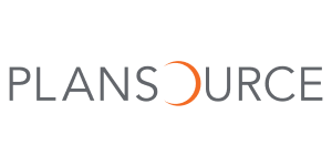 PlanSource logo with mark in O