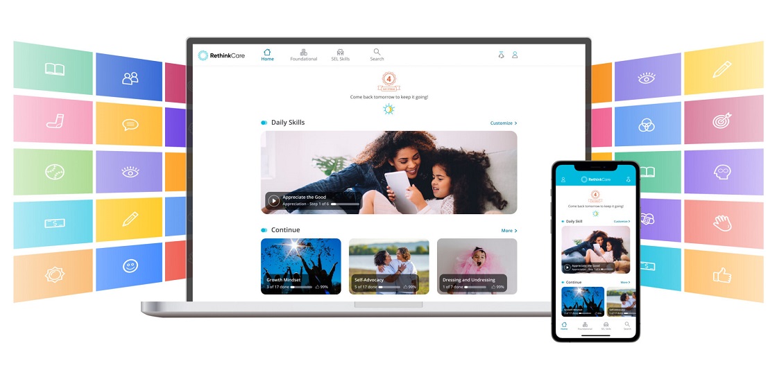 RethinkCare on mobile and laptop