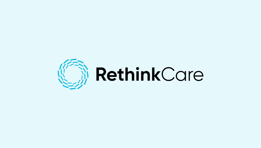 RethinkCare logo with logo mark